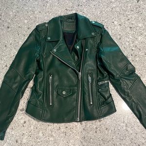 Women’s Blank NYC Faux Leather Jacket Green